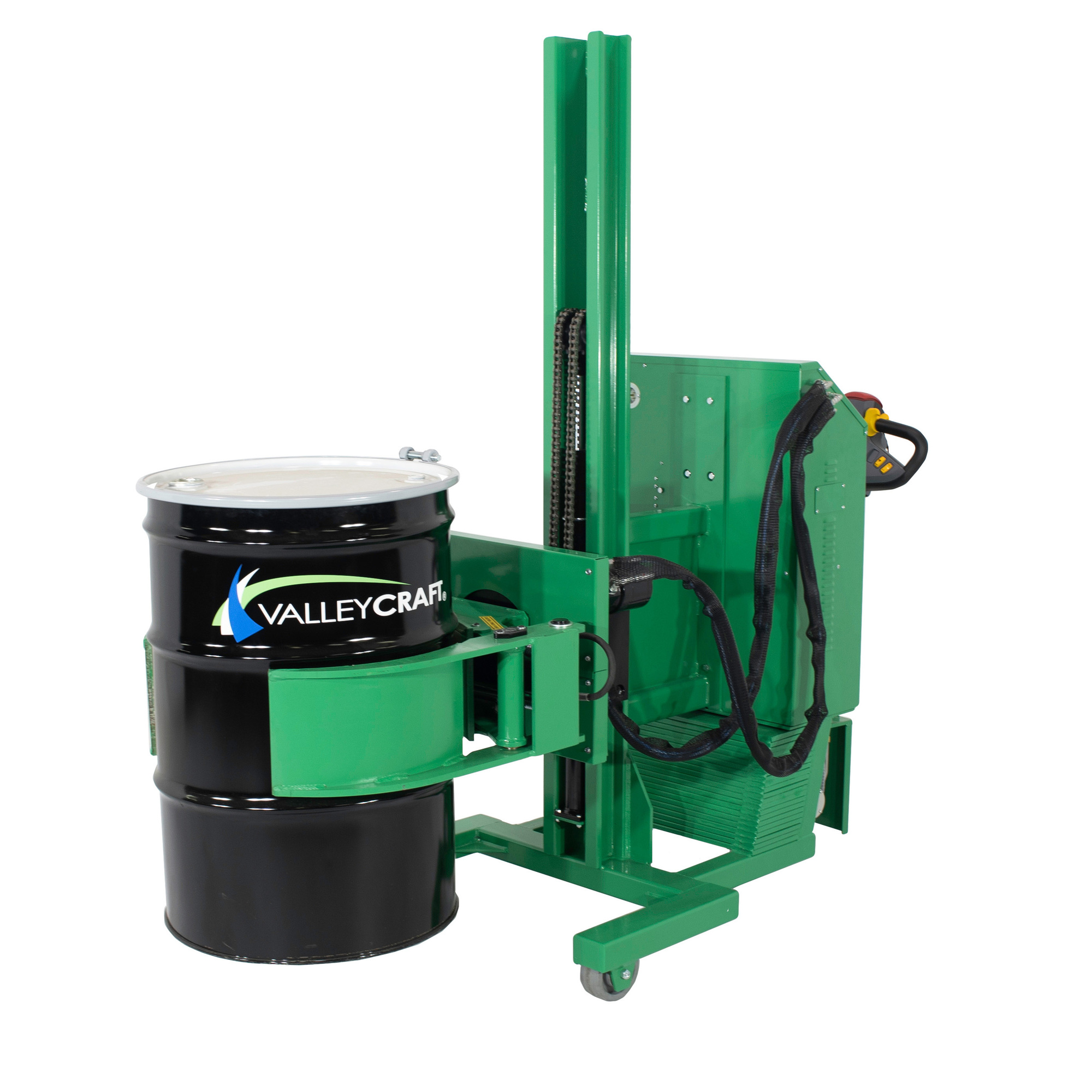 Valley Craft, Drum Lift Rotator, Fully Powered, Battery Included, Capacity 1000 lb, Model# F80146A9